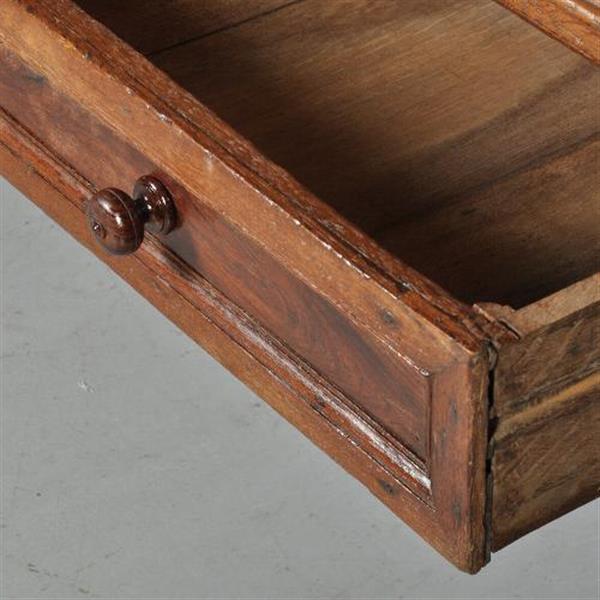 Grote foto antieke kast kleine hollandse 17e eeuwse kussenkast eiken palissander en ebben ca. 1690 no.2811 antiek en kunst stoelen en banken