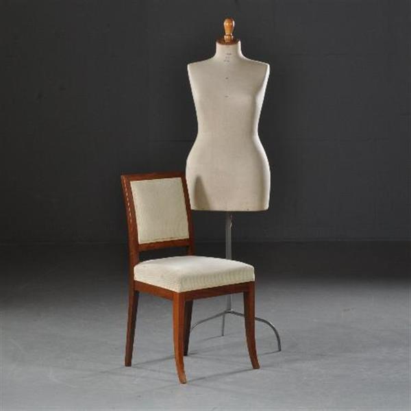 Grote foto antieke stoelen stel van 14 strakke mahonie eetkamerstoelen stoelen ca. 1880 incl bekleding naar w antiek en kunst stoelen en banken