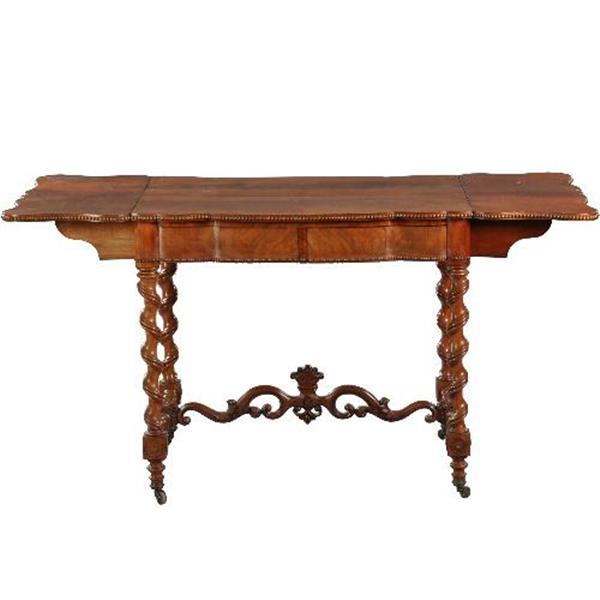 Grote foto antieke bijzettafels wijntafels hollandse wandtafel gesigneerd t.j. heydanus ca. 1840 no. 46163 antiek en kunst stoelen en banken