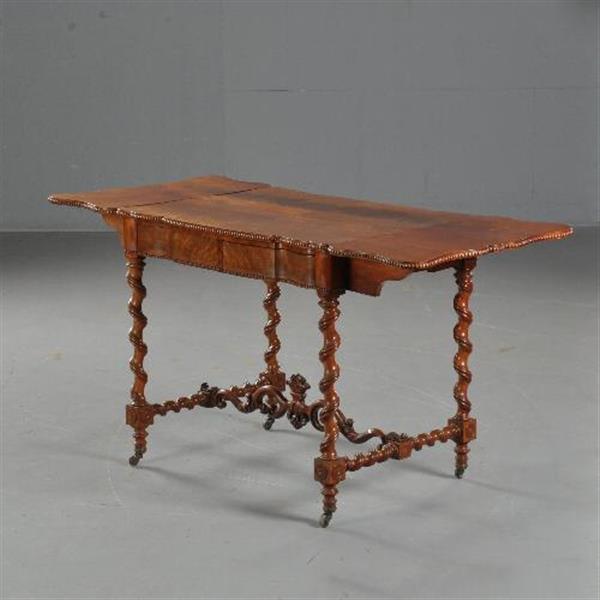 Grote foto antieke bijzettafels wijntafels hollandse wandtafel gesigneerd t.j. heydanus ca. 1840 no. 46163 antiek en kunst stoelen en banken