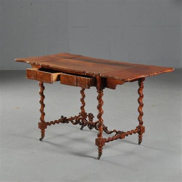 Grote foto antieke bijzettafels wijntafels hollandse wandtafel gesigneerd t.j. heydanus ca. 1840 no. 46163 antiek en kunst stoelen en banken
