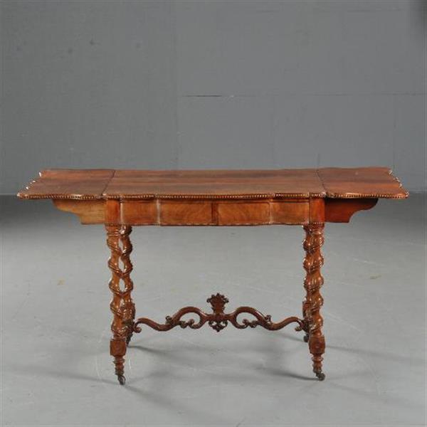 Grote foto antieke bijzettafels wijntafels hollandse wandtafel gesigneerd t.j. heydanus ca. 1840 no. 46163 antiek en kunst stoelen en banken