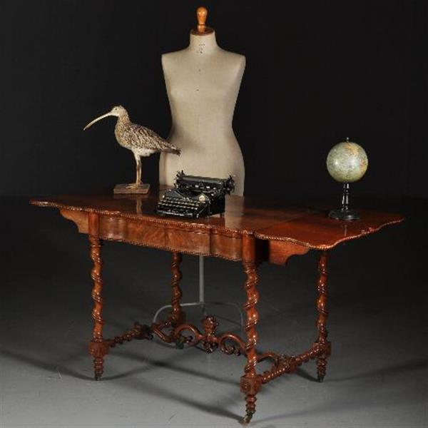 Grote foto antieke bijzettafels wijntafels hollandse wandtafel gesigneerd t.j. heydanus ca. 1840 no. 46163 antiek en kunst stoelen en banken
