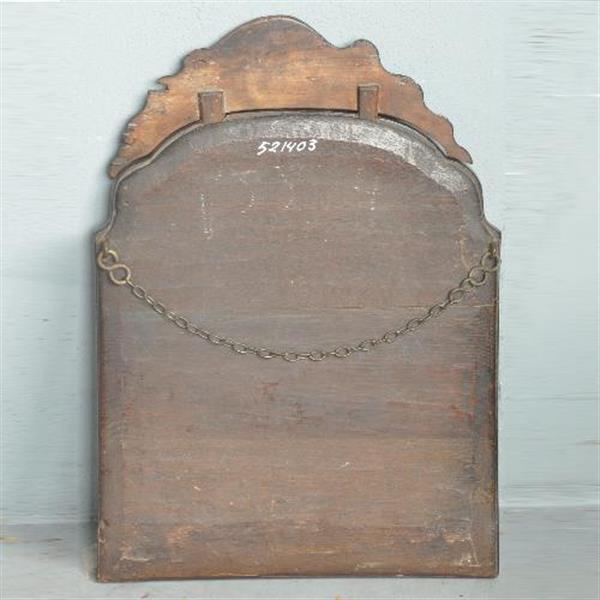 Grote foto antieke spiegels kleine mahonie soester spiegel ca. 1820 met afneembaar kroontje no.521403 hoogt antiek en kunst spiegels