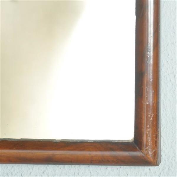 Grote foto antieke spiegels kleine mahonie soester spiegel ca. 1820 met afneembaar kroontje no.521403 hoogt antiek en kunst spiegels