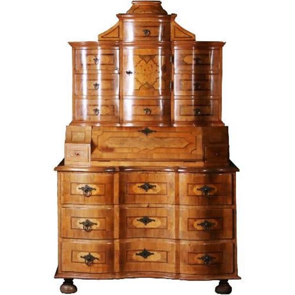 Grote foto antieke kast 18e eeuwse tabernakelkast barok orgel gebogen in noten met wortelnoten en o.a. ebben antiek en kunst overige in antiek gebruiksvoorwerpen
