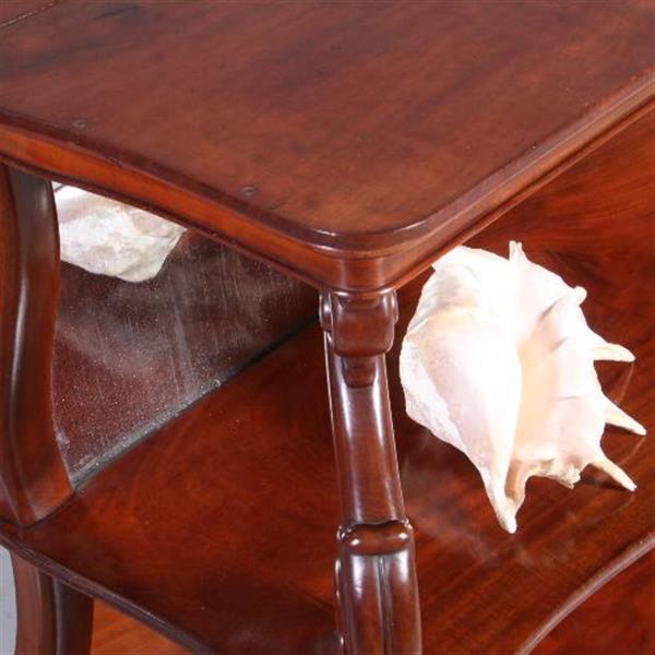 Grote foto antieke sidetables stel van 2 museale wandtafels gesigneerd no.591038 antiek en kunst stoelen en banken