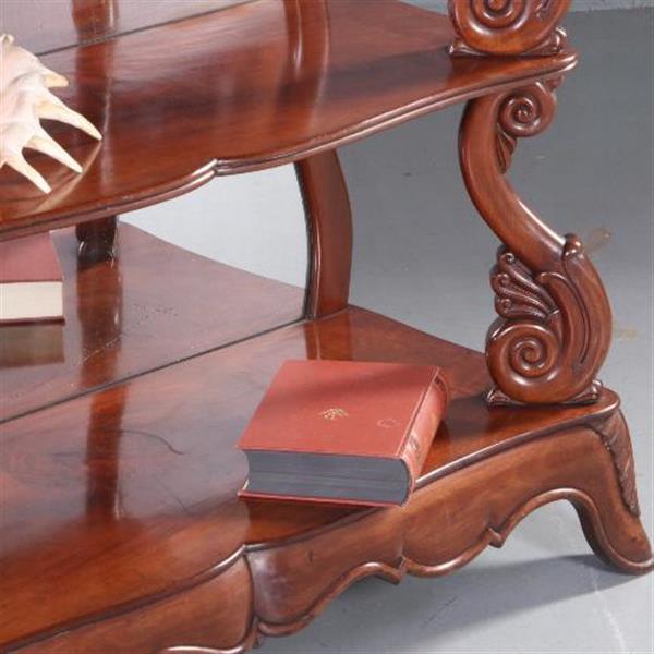 Grote foto antieke sidetables stel van 2 museale wandtafels gesigneerd no.591038 antiek en kunst stoelen en banken
