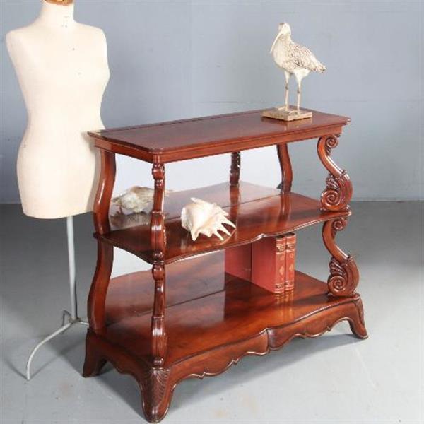 Grote foto antieke sidetables stel van 2 museale wandtafels gesigneerd no.591038 antiek en kunst stoelen en banken