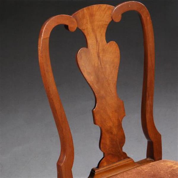 Grote foto antieke stoelen stel van 8 eetkamerstoelen 2 met armleuningen ca. 1920 prijs incl bekleding naar antiek en kunst stoelen en banken