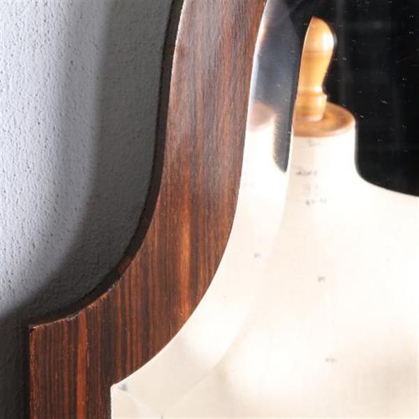 Grote foto antieke spiegel grote art deco palissander wandspiegel ca. 1925 frankrijk 111 x 85 cm no.481879 antiek en kunst spiegels