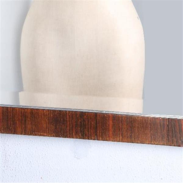 Grote foto antieke spiegel grote art deco palissander wandspiegel ca. 1925 frankrijk 111 x 85 cm no.481879 antiek en kunst spiegels