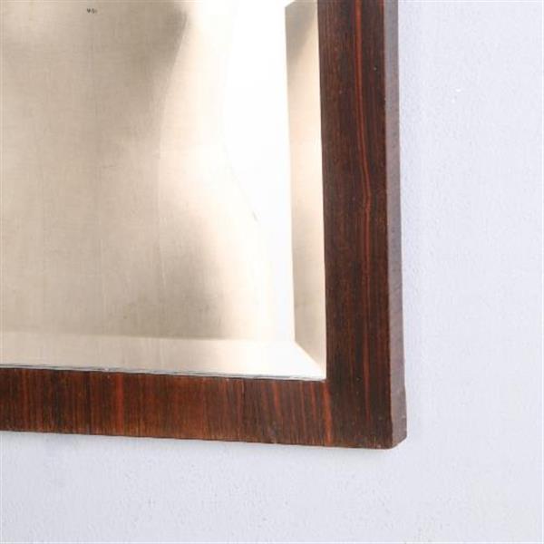 Grote foto antieke spiegel grote art deco palissander wandspiegel ca. 1925 frankrijk 111 x 85 cm no.481879 antiek en kunst spiegels