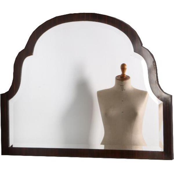 Grote foto antieke spiegel grote art deco palissander wandspiegel ca. 1925 frankrijk 111 x 85 cm no.481879 antiek en kunst spiegels