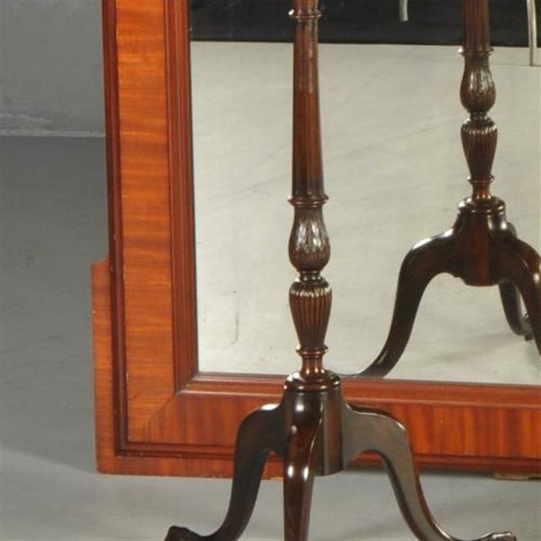 Grote foto antieke spiegel zeer grote spiegel voor op de schouw f gewoon op de vloer mahonie ca. 1860 152x antiek en kunst spiegels