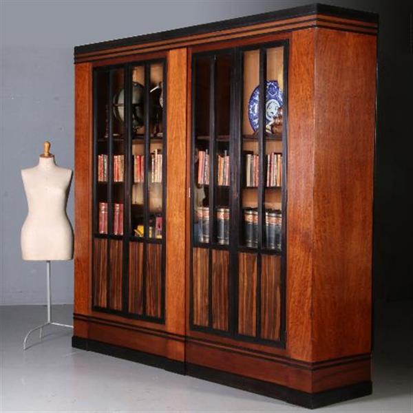 Grote foto art deco herenkamer zeer groot bureau n boekenkast pander ca. 1915 no.155074 antiek en kunst overige in antiek gebruiksvoorwerpen