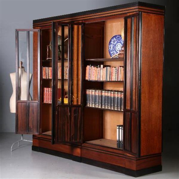 Grote foto art deco herenkamer zeer groot bureau n boekenkast pander ca. 1915 no.155074 antiek en kunst overige in antiek gebruiksvoorwerpen