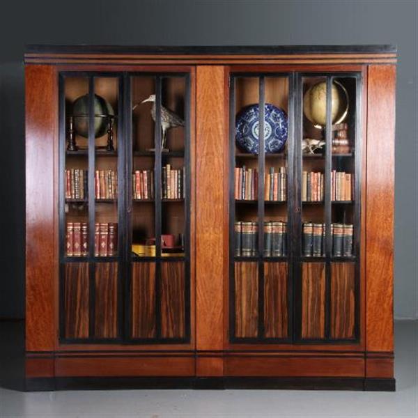 Grote foto art deco herenkamer zeer groot bureau n boekenkast pander ca. 1915 no.155074 antiek en kunst overige in antiek gebruiksvoorwerpen
