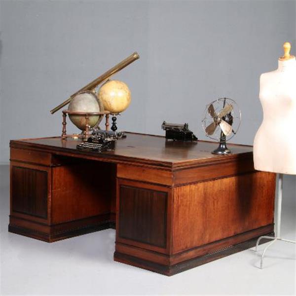 Grote foto art deco herenkamer zeer groot bureau n boekenkast pander ca. 1915 no.155074 antiek en kunst overige in antiek gebruiksvoorwerpen