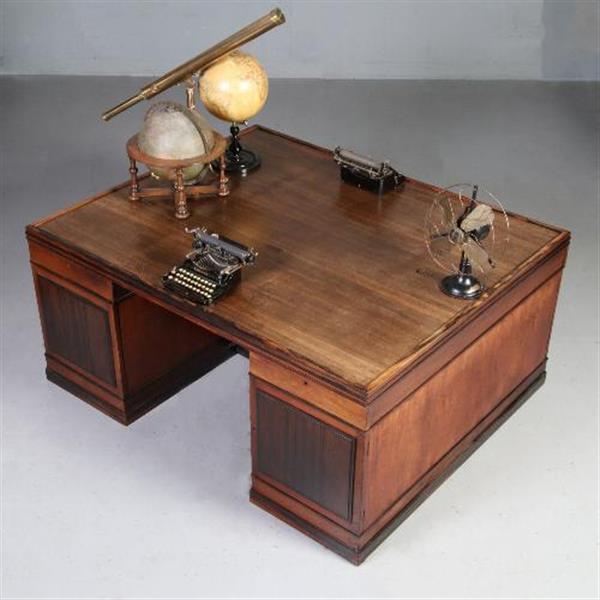 Grote foto art deco herenkamer zeer groot bureau n boekenkast pander ca. 1915 no.155074 antiek en kunst overige in antiek gebruiksvoorwerpen
