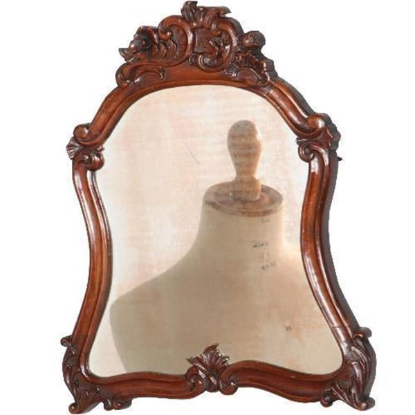 Grote foto antieke spiegel klein biedermeier spiegeltje met verweerd glas ca. 1830 no.200260 hoogte 0 43 m antiek en kunst spiegels