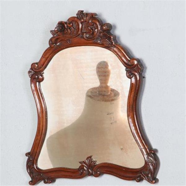 Grote foto antieke spiegel klein biedermeier spiegeltje met verweerd glas ca. 1830 no.200260 hoogte 0 43 m antiek en kunst spiegels