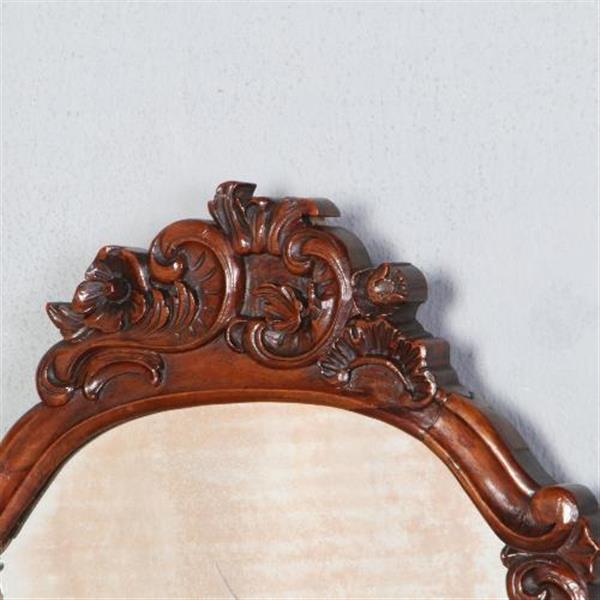 Grote foto antieke spiegel klein biedermeier spiegeltje met verweerd glas ca. 1830 no.200260 hoogte 0 43 m antiek en kunst spiegels