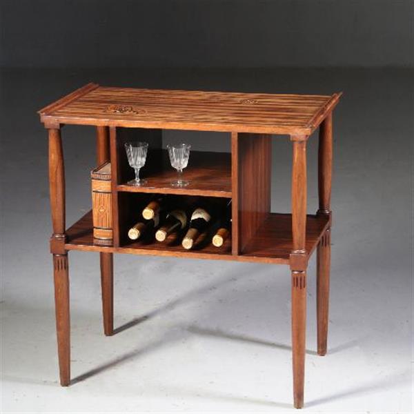 Grote foto art deco theetafel ca. 1910 gesigneerd louis majorelle nancy frankrijk no.401754 antiek en kunst stoelen en banken