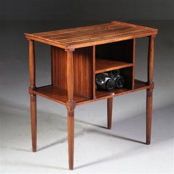 Grote foto art deco theetafel ca. 1910 gesigneerd louis majorelle nancy frankrijk no.401754 antiek en kunst stoelen en banken