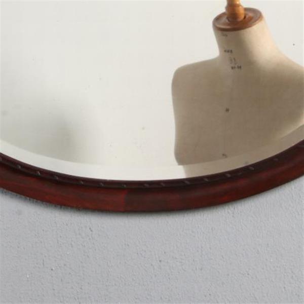 Grote foto antieke spiegel art crafts spiegel engeland ca. 1900 klein dwars ovaal no.771852 hoogte 0 38 m antiek en kunst spiegels