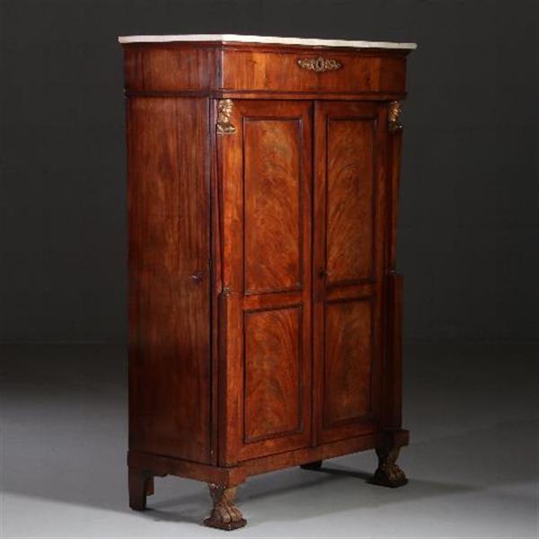 Grote foto antieke kast franse empire chiffonni re met 4 deuren 2 frontaal en twee aan de zijkanten no.7 antiek en kunst stoelen en banken