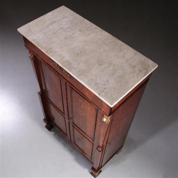 Grote foto antieke kast franse empire chiffonni re met 4 deuren 2 frontaal en twee aan de zijkanten no.7 antiek en kunst stoelen en banken