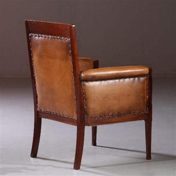 Grote foto antieke fauteuils stel van 2 art deco 1900 zetels geheel gerestaureerd nieuw hand gepatineerd lee antiek en kunst stoelen en banken