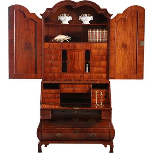 Grote foto antieke kasten haags topbureau of schrijfkabinet ca 1765 mahonie 10 geheime laadjes no.841285 antiek en kunst overige in antiek gebruiksvoorwerpen
