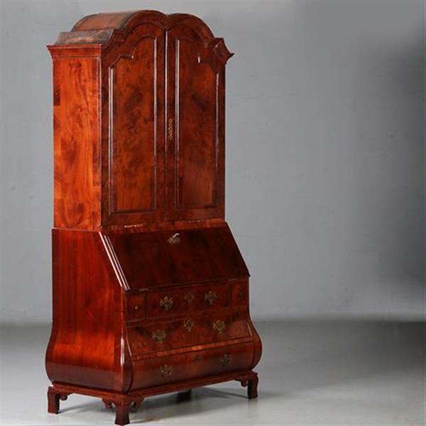 Grote foto antieke kasten haags topbureau of schrijfkabinet ca 1765 mahonie 10 geheime laadjes no.841285 antiek en kunst overige in antiek gebruiksvoorwerpen
