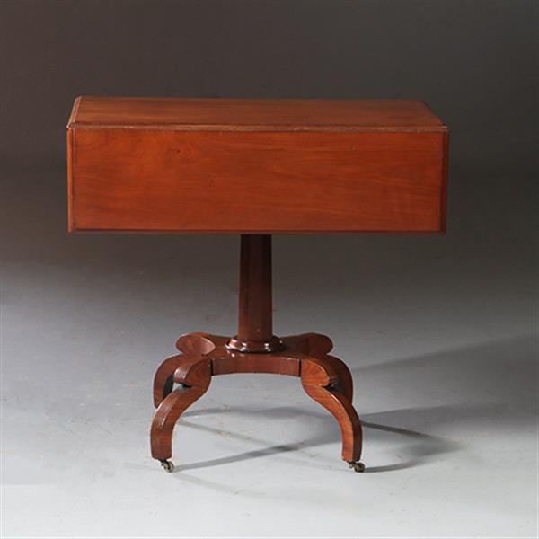 Grote foto antieke bijzettafels engelse victoriaanse pembroke table in mahonie no.871130 antiek en kunst stoelen en banken