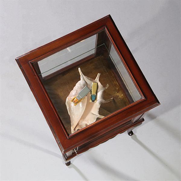 Grote foto antieke bijzettafels vierkante vitrinetafel ca. 1890 in mahonie engeland no.883020 antiek en kunst stoelen en banken