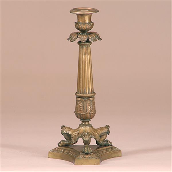Grote foto antieke kandelaren stel van 2 bronze franse kandelaren charles dix op klauwpoten ca 1810 no.9008 antiek en kunst overige in antiek gebruiksvoorwerpen