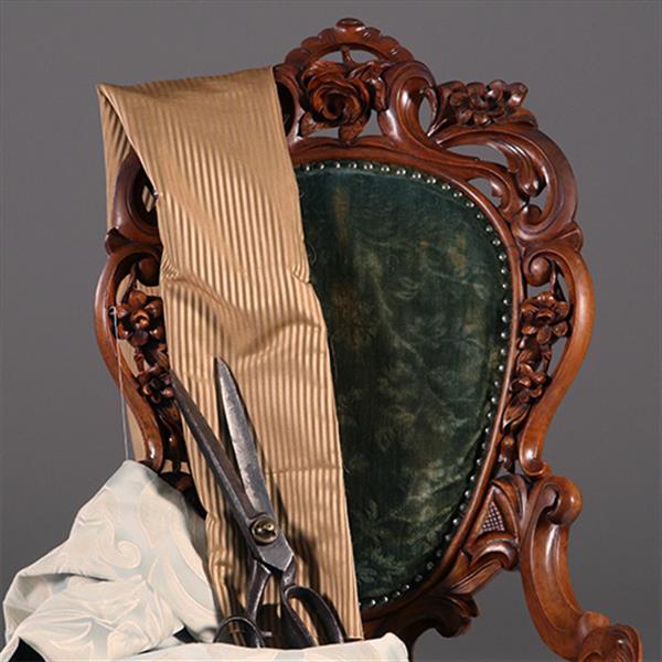 Grote foto antieke armstoelen hoge willem iii zetel geschikt voor bureau ca 1870 incl. stoffering naar wens antiek en kunst stoelen en banken