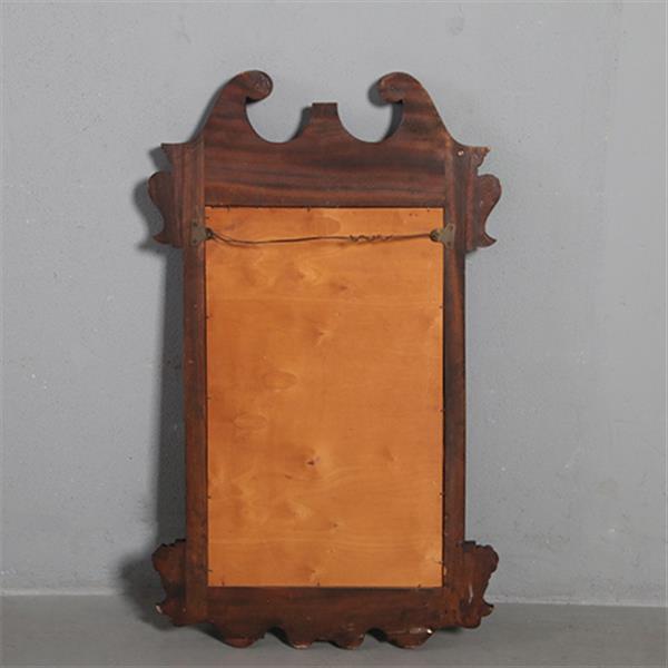 Grote foto antieke spiegels mahoniehouten spiegellijst met goudkleurig lijstwerk ca. 1890 no.901240 hoogte antiek en kunst spiegels