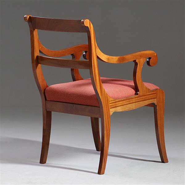Grote foto 8 antieke stoelen nieuwe stof naar keus frankrijk ca 1925 mahonie 2 met armeuningen no.911830 antiek en kunst stoelen en banken