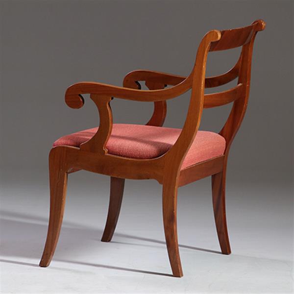Grote foto 8 antieke stoelen nieuwe stof naar keus frankrijk ca 1925 mahonie 2 met armeuningen no.911830 antiek en kunst stoelen en banken