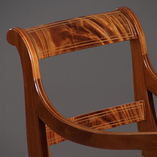 Grote foto 8 antieke stoelen nieuwe stof naar keus frankrijk ca 1925 mahonie 2 met armeuningen no.911830 antiek en kunst stoelen en banken