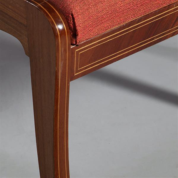 Grote foto 8 antieke stoelen nieuwe stof naar keus frankrijk ca 1925 mahonie 2 met armeuningen no.911830 antiek en kunst stoelen en banken
