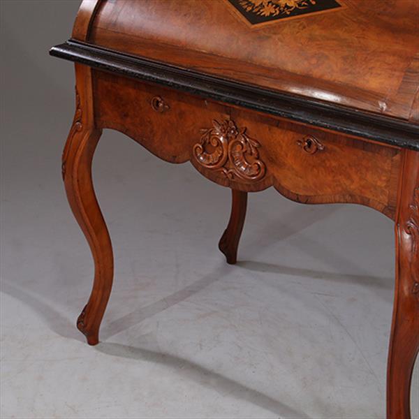 Grote foto prachtig ingelegde hollandse willem iii dames secretaire ca 1870 wortelnoten met zwart no.931135 antiek en kunst overige in antiek gebruiksvoorwerpen