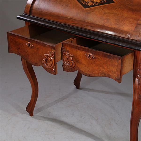 Grote foto prachtig ingelegde hollandse willem iii dames secretaire ca 1870 wortelnoten met zwart no.931135 antiek en kunst overige in antiek gebruiksvoorwerpen