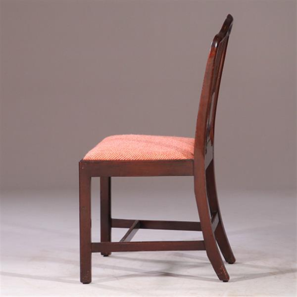 Grote foto 8 eetkamerstoelen met nieuwe bekleding naar wens 2 met armleuningen ca 1890 no.931160 antiek en kunst stoelen en banken