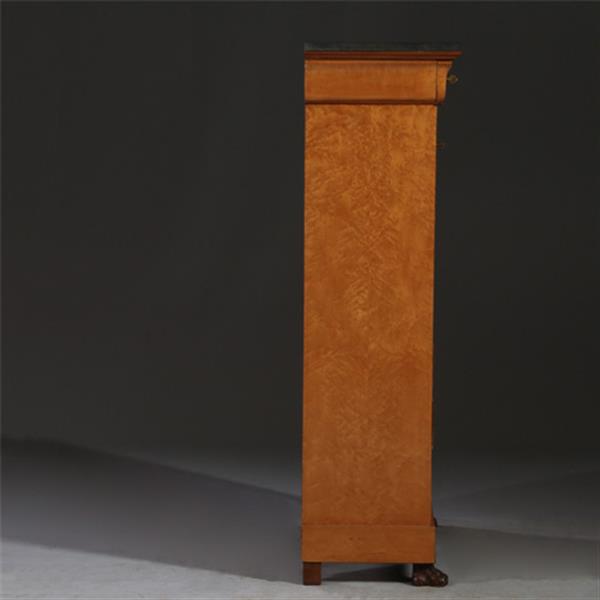 Grote foto blonde secretaire abattant of klep secretaire met geheime vakjes esdoorn met amarant ca 1835 no.93 antiek en kunst overige in antiek gebruiksvoorwerpen