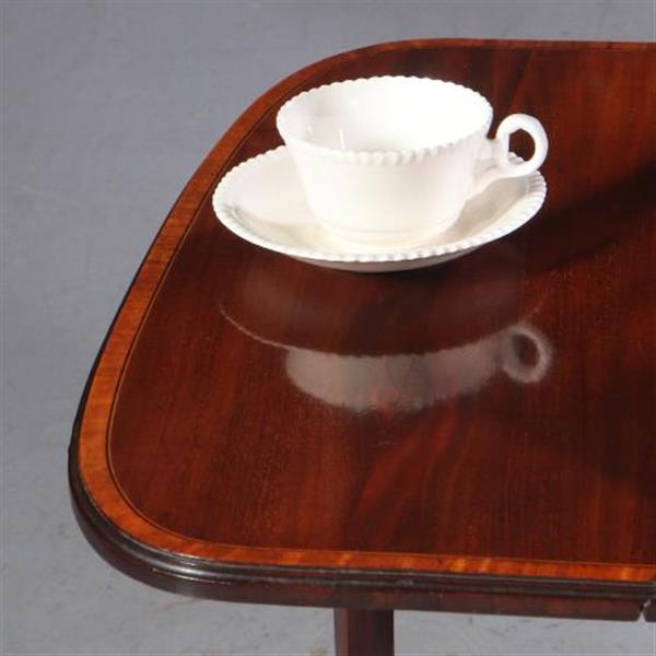 Grote foto engelse salontafel dubbele sutherland table ca 1900 mahonie satijn en palmhout no.711612 antiek en kunst stoelen en banken