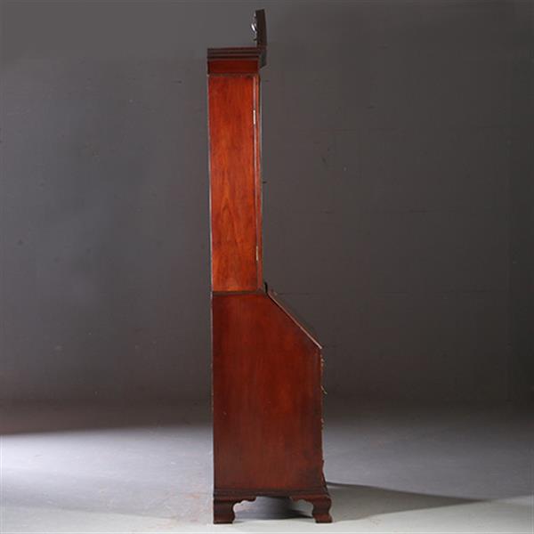Grote foto engels georgian topbureau ca 1830 mahonie ingelegd met satijnhout no.950130 antiek en kunst overige in antiek gebruiksvoorwerpen
